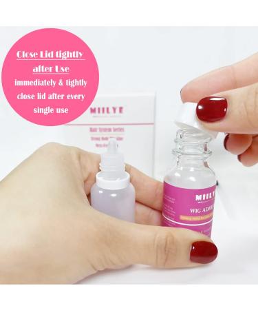MIILYE Waterproof Lace Glue 0.5oz - Strong Hold Acrylic Adhesive for Wigs & Hairpieces - Buy Online on GoSupps.com