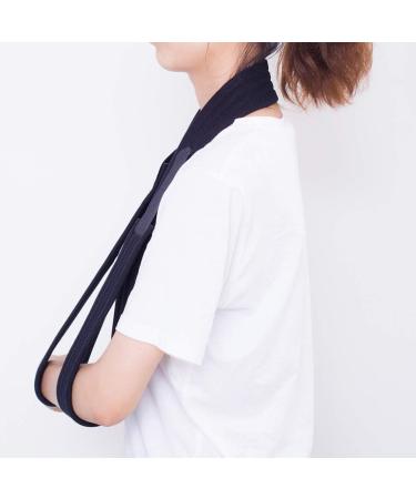 Shoulder Surgery Sling - Adjustable Arm Support for Broken Shoulder | Left & Right Arm Brace - Comfortable & Durable Suspension Sling - Buy Online on GoSupps.com