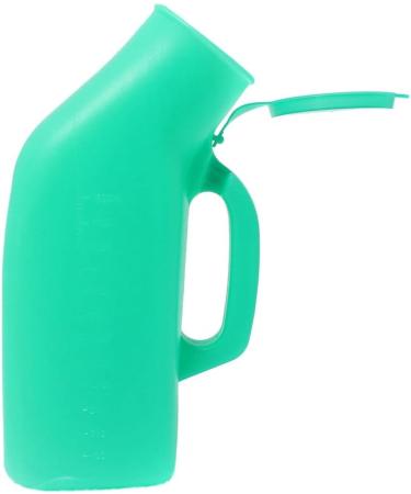 Floahazz Male Urine with lid autoclavable for Travel Camping Patient 1.2L Green - Buy Online on GoSupps.com