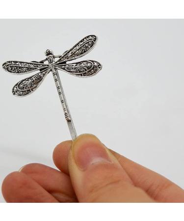 JKKzzLIE 6 Pieces Retro Dragonfly Hairpin Silver Vintage Hair Clips Cute Hair Styling Pins for Girls and Women - Buy Online on GoSupps.com