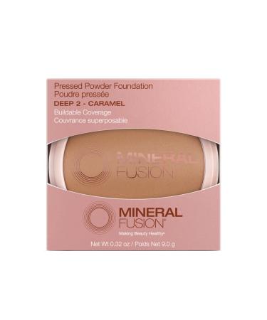 Mineral Fusion Pressed Powder Foundation Deep 2 | 0.32 oz - Flawless Finish - Buy Online on GoSupps.com