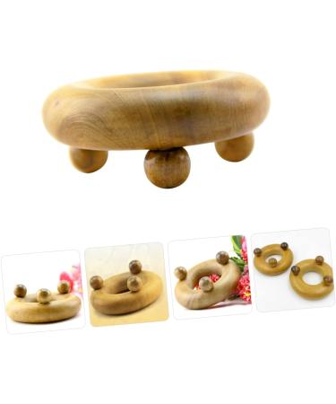 3-Part Fascia Massage Device | Face & Body Massage Tools | Wood Neck Roller & Reflexology Ball | Premium Wellness Subscription - Buy Online on GoSupps.com