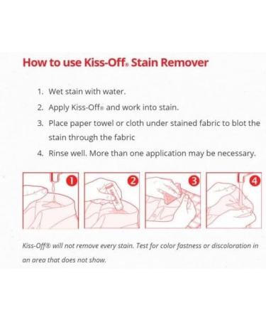 General Pencil Kiss-Off Stain Remover 7 oz - Effective Eco-Friendly Stain Solution for All Fabrics | Fast International Shipping - Buy Online on GoSupps.com