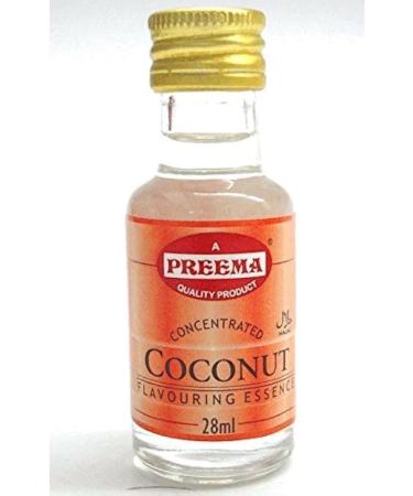 Preema Coconut 12 in to 28 ml Flavouring Essence Small Size Premium Quality| Prefect For Baking | Halal . - Buy Online on GoSupps.com