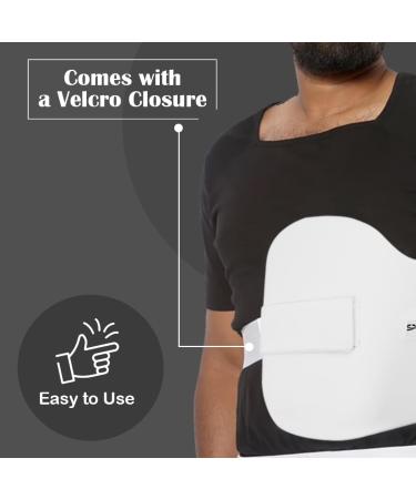 SPORTAXIS Batting Chest Guard - Low Density Foam Closure - White - Buy Online on GoSupps.com