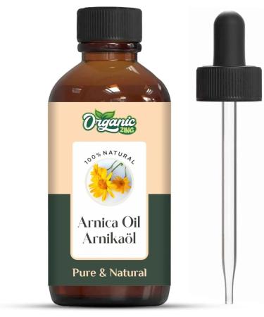  ORGANIC ZING Organic Zing Arnica (Arnica Montana) Oil | Pure & Natural Essential Oil for Skincare Hair Care & Massage - 30ml/30ml - Buy Online on GoSupps.com