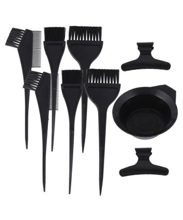 Homoyoyo 9 Pi ces Kit De Teinture Capillaire Ensemble De Coloration Outils De Teinture Pratique Pour Diy Avec Bol Et Pinceaux