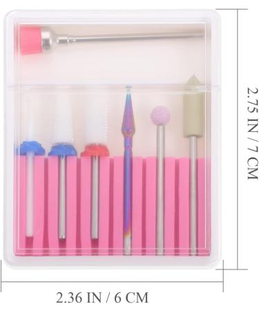 1 Set Nail Polisher Cuticle Nail Drill Professional Nail Drill Nail Drill Kit Nail Drill Bits Nail Salon Bits Pedicure Drill Bits Nails Kit Supplies Ceramic Tungsten Steel Portable - Buy Online on GoSupps.com