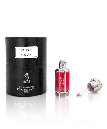 AYAT PERFUMES Perfume Extract 12ml | Pretty Bottle Packaged in an Elegant Box | Alcohol-Free Unisex Attar | Long Lasting Fragrance Oil | Arabian scent Made Designed in Dubai (Musk Sugar) - Buy Online on GoSupps.com
