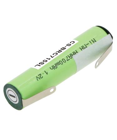 Replacement Battery Compatible with Braun MGK5080 MGK5245 MGK5260 MGK5280 MGK7020 MGK7021 MGK7221 MGK7920 (5544) Part Number: 4HGAE-LFU AAA HR-4U HR-4U 700mAh/1.2V