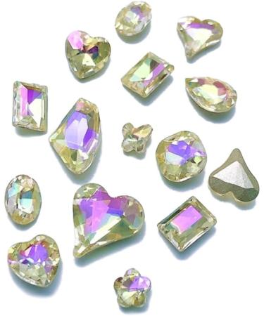 TQUXNGA 30Pieces Pointed Bottom Nail s For Nails Art Decorations Crystal Glass Stone Manicure Nail Decoration Part 14 mocha protein pow - Buy Online on GoSupps.com