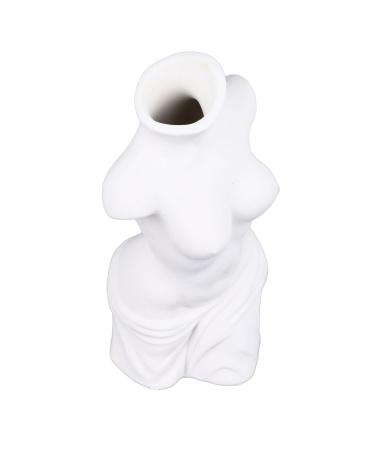 Female body vase female ceramic flower vase for living room decoration