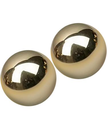 Solustrious Portable Massage Device - Set of 4 Brass Gymnastics Balls for Hand Training & Relaxation | Outdoor Massage Rollers - Buy Online on GoSupps.com