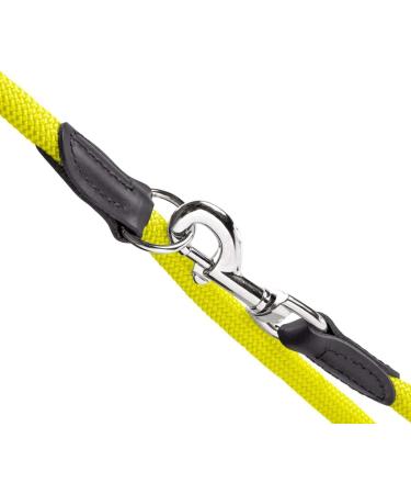 HUNTER Freestyle Adjustable Dog Leash - Robust Weatherproof Neon Yellow 1.0/200 cm | International Shipping Available - Buy Online on GoSupps.com