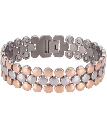 YUNCHUANG Titanium Magnetic Bracelet for Men & Women | Stylish & Healthy Accessories - Buy Online on GoSupps.com