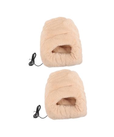 Ultechnovo 2st heating shoes Plush-foot warmer Handwarmer Electrical footheet pillow Heated slippers foot warmer pillow footwear Foot Winter heating Tools Office Warm Foundation.
