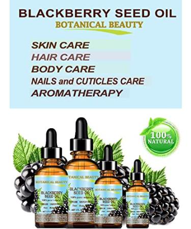100% Pure Blackberry Seed Oil - Virgin Unrefined Cold Pressed Carrier Oil for Face Skin Hair | 0.5 Fl. oz - Buy Online on GoSupps.com
