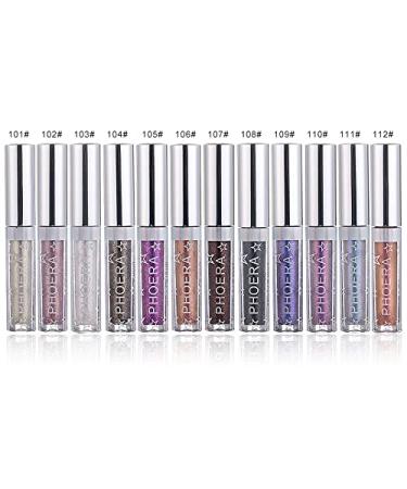 Erinde Liquid Glitter Eyeshadow - Shimmer Sparkle Eye Brightener Stick | Metallic Gloss Long Lasting Formula for Sparkling Eye Makeup (104 Forest) - Buy Online on GoSupps.com