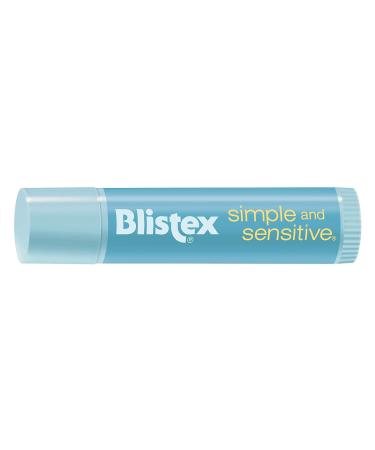 Blistex Simple & Sensitive Lip Balm - Hypo-Allergenic Moisturizer 12 Pack Shea & Cocoa Butter Dry Lips Care - Buy Online on GoSupps.com