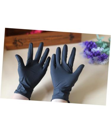 Vaguelly 10pi ces Kit Moufles De Protection Noirs Latex R utilisables Pour Teinture Capillaire Et Soins Salon Professionnel - Buy Online on GoSupps.com