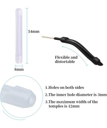 Netume Silicone Anti-Slip Glasses Covers - 6 Pairs Comfort Brackets & Pads for Secure Glasses Fit | Ideal Accessories for Eyewear & Sunglasses - Buy Online on GoSupps.com