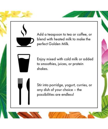 SugaVida Organic Turmeric Superblend with Cardamom - 240g | Triple-Strength Curcumin | Golden Milk & Turmeric Latte | Great Taste Award Winner - Buy Online on GoSupps.com