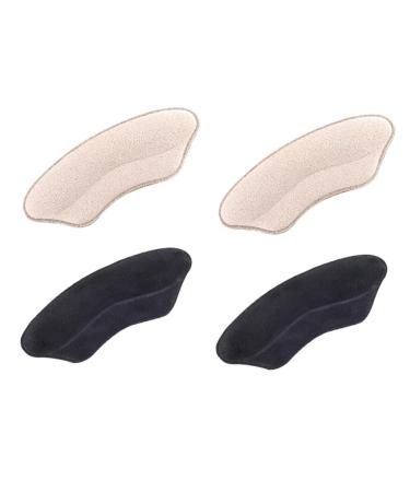 2 Pairs Sponge Heel Cushion for Heels Shoes Cushions Heel Liner Protector High Heel Cushions Insoles for Heels Shoe Heel Grips Heel Cups Heel Strips Comfortable Heel Pads Shoe Pads