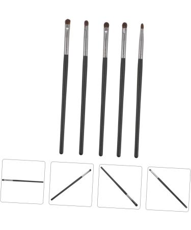 FOMIYES 5pcs Eye Shadow Brush Makeup Brush Make up Eyeliner Brush Home Eyeshadow Brush Wooden Handle - Buy Online on GoSupps.com