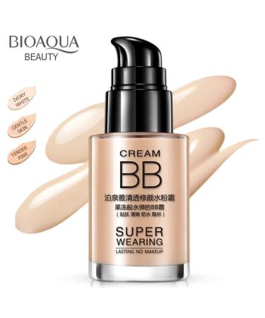 BIOAQUA BB Cream Super Wearing Lasting No Makeup Water Flawless (GENTLE SKIN) - Buy Online on GoSupps.com