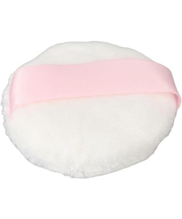 Makeup Powder Puff Small Portable Face Powder Puff 2.4 Inch Diameter Ribbon Band Raised Pile for Salon - Buy Online on GoSupps.com