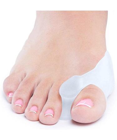 4 Pairs Silicone Toe Spreaders for Hallux Valgus - Ball Protection & Correction Separator - Buy Online on GoSupps.com