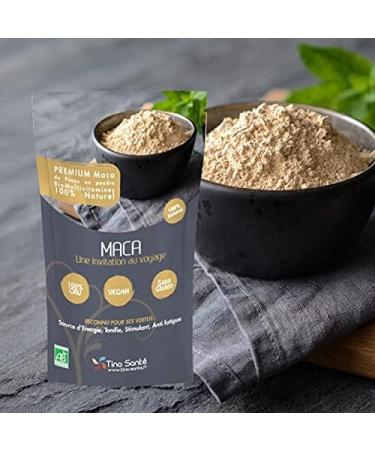 Organic maca powder 250 g. Maca + Stimulate and refuel energy organic maca powder. Origin Peru. Packaged in France. Environmentally responsible packaging. - Buy Online on GoSupps.com