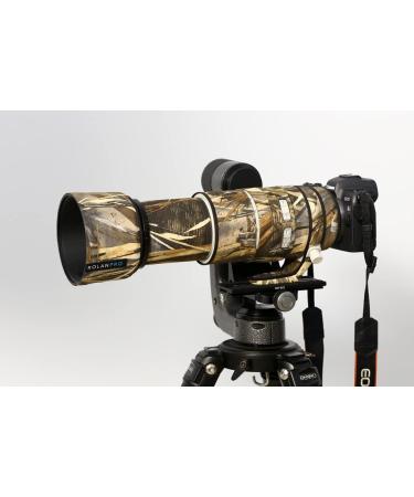 Rolanpro Waterproof Lens Cover for Canon RF 100-500mm F/4.5-7.1 L is USM Camouflage Rain Cover-#39 Grass Waterproof