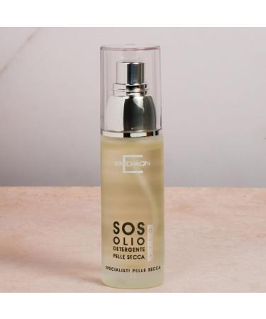 S.O.S Facial Cleansing Oil Smooth Dry Skin for Dehydrated Delicate Rough or Mature Skin Leaves No Fat Organic Formula 30ml
