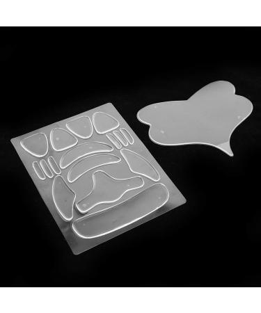 17pcs Anti-Aging Face Patch for Elasticity & Skin Lifting - Reusable Silicone Pads for Forehead, Eyes, & Chin - Buy Online on GoSupps.com
