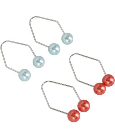 Dimple Maker Tool 2 Pairs of Dimple Practice Shoes Easy to Wear on Your Cheeks (Red + Blue) - Buy Online on GoSupps.com