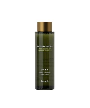 heimish Matcha Biome Redness Relief Hydrating Toner 5.07 fl.oz / 150 ml | Relief Redness and Calming Skin | Pore and Sebum Care Sensitive Skin Korean Skincare