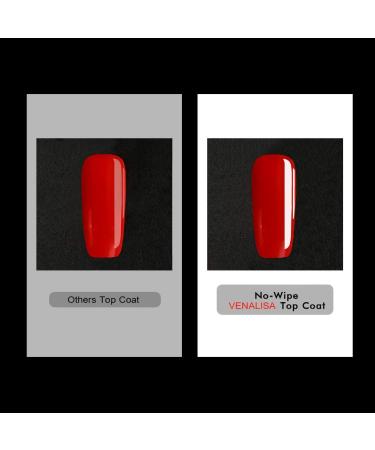 Venalisa 15ml Top & Base Coat Set - UV Gel Nail Polish for Professional Nail Art | Long-Lasting Finish - Buy Online on GoSupps.com