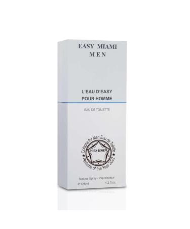 META-BOSEM Easy Miami Men's Cologne Eau de Toilette Natural Spray - Fresh Woody Scents - Spicy Notes - Great Holiday Gift - for All Day Use - a Classic Bottle 3.4 Fluid Ounce/100Ml Easy Miami 3.4 Fl Oz (Pack of 1) - Buy Online on GoSupps.com