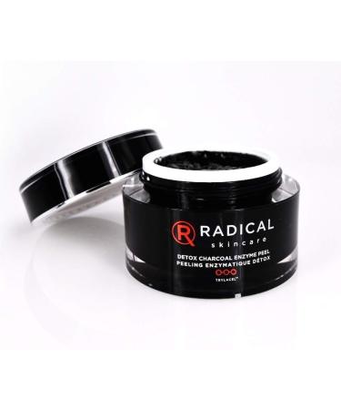 Radical Skincare Detox Charcoal Enzyme Peel - Powerful Formula w/ 11 Fruit Enzymes for Maximum Exfoliation | For All Skin Types Including Sensitive Skin | Cruelty & Paraben Free (1.7 oz) 1.7 Ounce (Pack of 1) - Buy Online on GoSupps.com