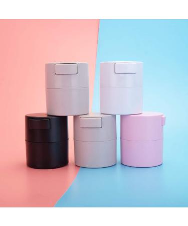 Minkissy Eyelash Glue Storage Tank | Eyelash Extensions Adhesive Jar for Lash Artists | Sealed Tank for Grafting & Makeup (Black - Buy Online on GoSupps.com