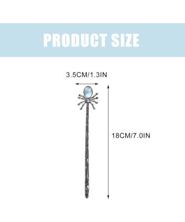 Beaupretty Bridal Hair Clip Hair Chopsticks Spider Hairpin Spider Hair Stick Spider Hair Chopstick Spider Hair Bun Spider Slide Pin for Women Girls(Black) Japanese Chopsticks - Buy Online on GoSupps.com