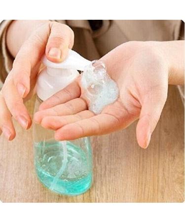 250ml Refillable Foam Pump Bottles - 2 Pack for Makeup Shampoo Facial Cleanser & DIY Hand & Body Wash - Buy Online on GoSupps.com