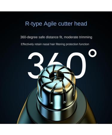 Paociuro Electric Nose Hair Trimmer Mens Nose Clipper for Both Men and Women with LCD Display Dual Edge Blade USB Rechargeable Trimmer Nose Clippers - Buy Online on GoSupps.com