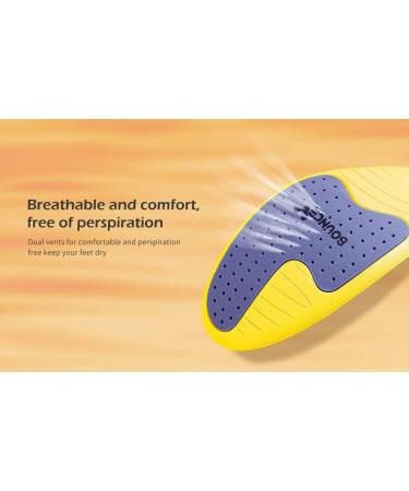 OUPOWER Soccer Cleat Insole Gen3-Extra Thick Empire Yellow (US6.5-7) - Buy Online on GoSupps.com