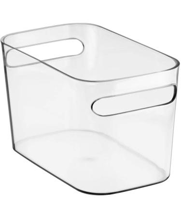 Shop MDesign Bathroom Storage Basket - Versatile Organizer for Cosmetics Shampoo Lotion & Towels - Transparent Design for Stylish Organization - Buy Online on GoSupps.com