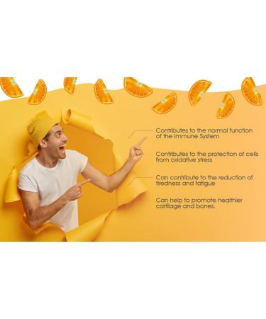 Club Vits Vitamin C 1000mg Chewable Tablets - 90 Count - Supports Immune Health, Fights Colds, Reduces Fatigue - Buy Online on GoSupps.com