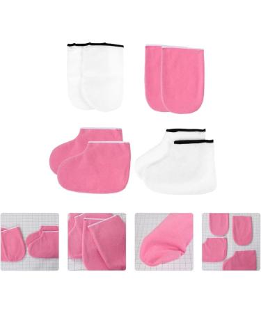 minkissy 10 Sets Leather Horn Boots Foot Spa Sock Wax Heat Foot Cover Wax Bath Foot Covers Wax Heat Sock Spa Gloves Spa Tool Wax Treatment Foot Cover Manicure Treatment Hand Cover Wax Sock - Buy Online on GoSupps.com
