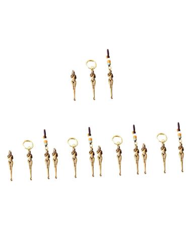 Alipis Brass Ear Pick Ear Cleaners Car Cleaning Tools Metal Cleaner Tiny Scoop Mini Sample Spoon Kung Fu Tea Scoop Brass Ear Pick Spoon Tiny Ear Spoon Handcraft Car Pendant Clearer 15 Pcs As Shownx5pcs 11.5x1.2cmx5pcs