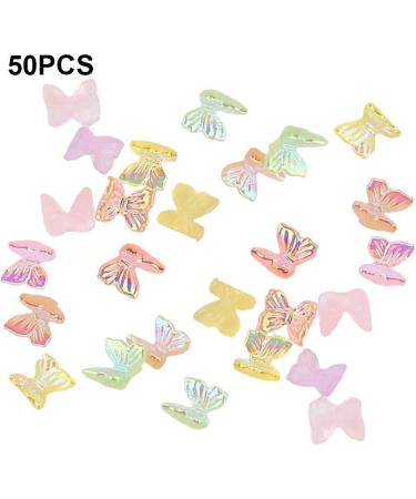 dijiusidy 50 Pieces Glass Crystal Set Eye-catching Personalized Nail Art Rhinestones DIY Handcraft Manicure Accessories for Card Making Aurora - Buy Online on GoSupps.com